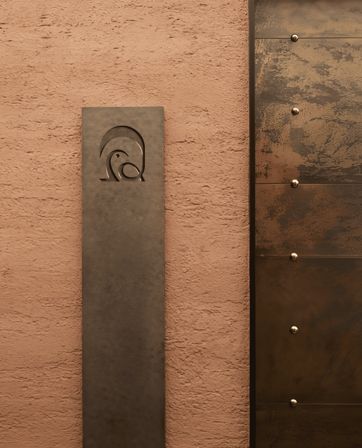 Sanctuary door logo